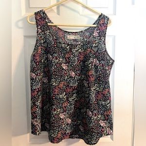 Womens floral tank